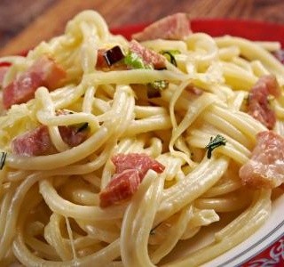Špagety Carbonara recept