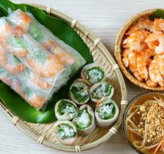 Vietnamská rolka s krevetami recept