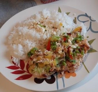 Zapečená vepřová kotleta s rýží recept