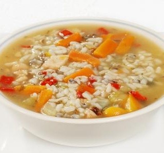 Zeleninová polévka s rýží recept
